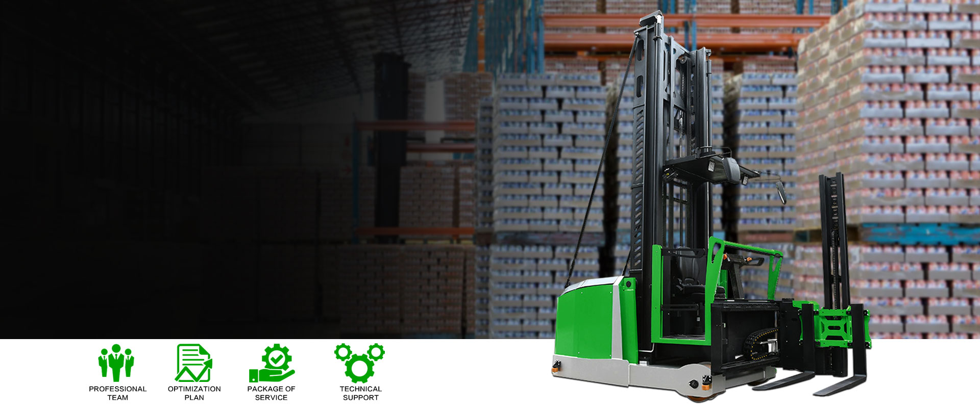 Electric counterbalance forklift Electric reach truck