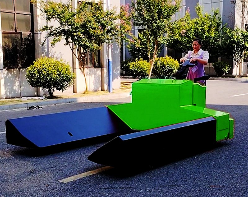 Application of customized electric coil truck