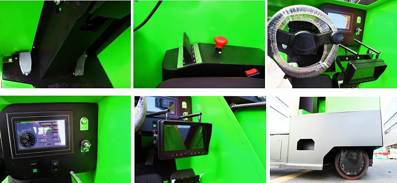 Details of electric multi-directional forklift 