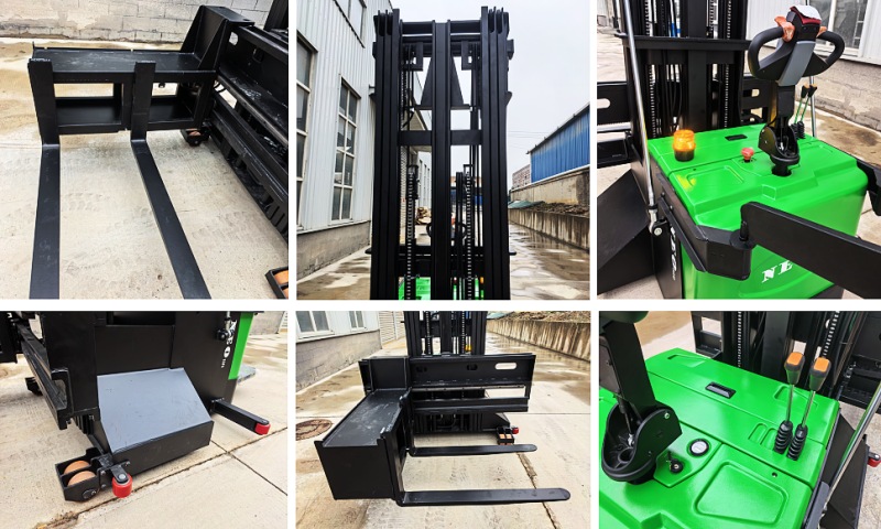 Details of Stand On Very Narrow Asile Statcker Truck 