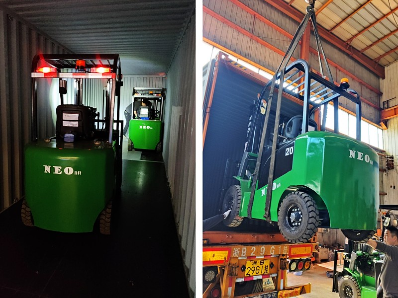 NEOlift Electric Forklifts Set Sail for Antigua, Empowering Efficient Logistics