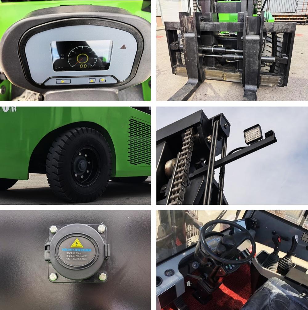 Details of 25-35tons heavy-duty electric counterbalanced forklift